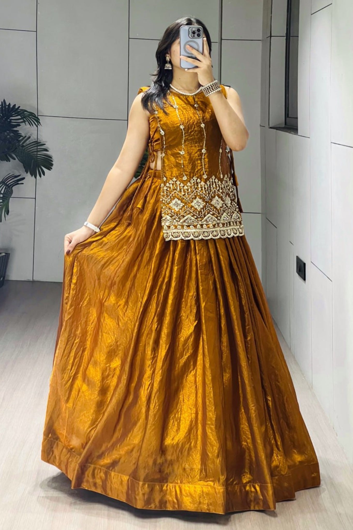 Luxury Fancy Koti Style Lehenga Choli With Heavy Beads Embroidery For Wedding And Festive Wear