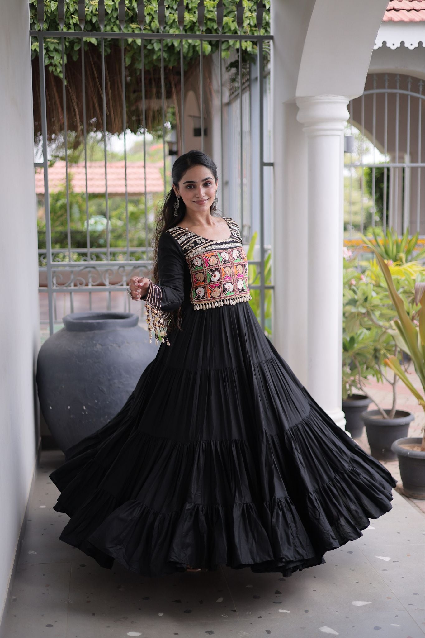 Raasrang Navratri Special Designer Gown for Women