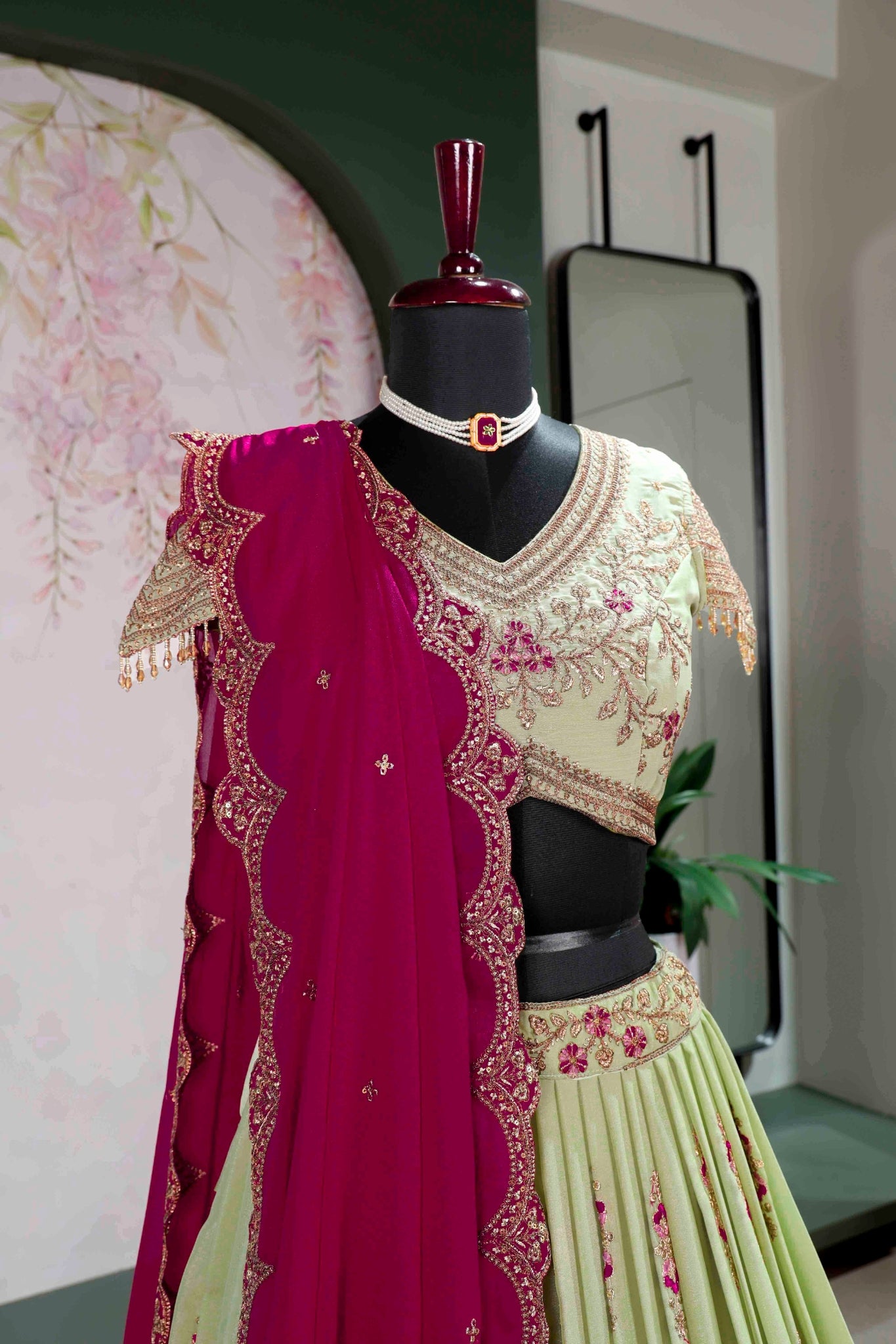 Star Georgette Lehenga Choli Set For Women