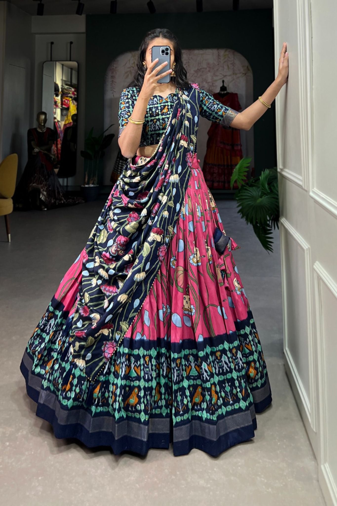 Patola Printed Silk Elegance Lehenga Choli