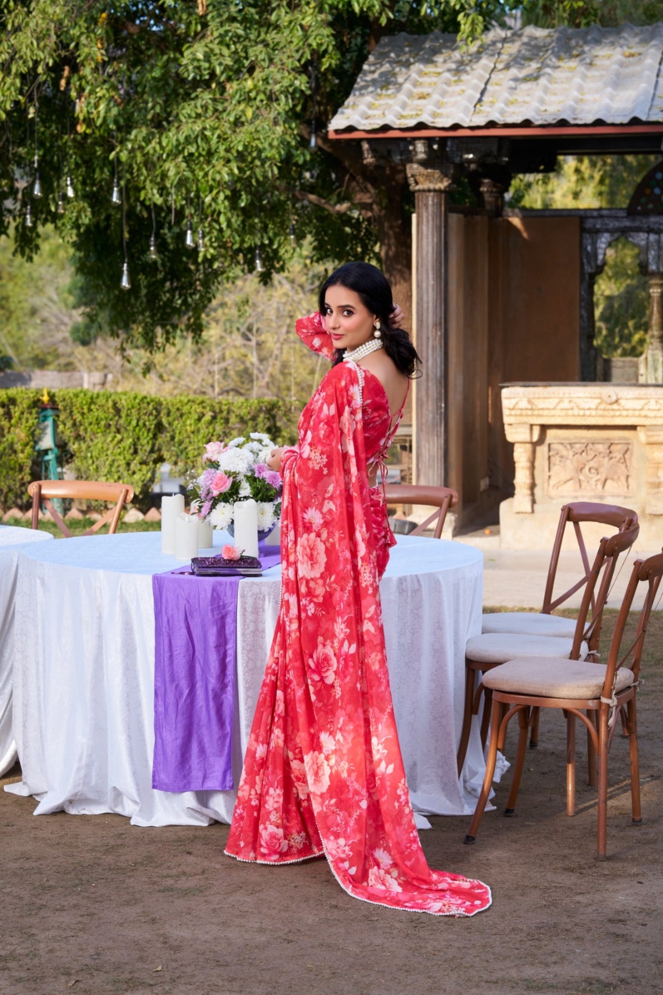 Pearl Elegance Saree Ethnic Wear Collection By Acriine