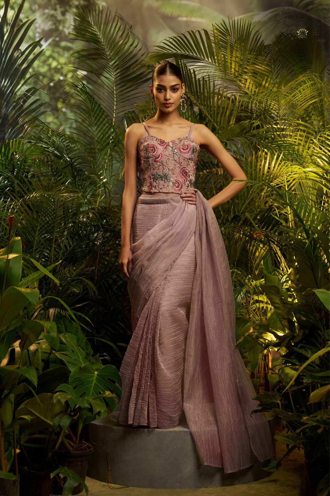 Trending Pure Tissue Designer Saree With Heavy Embroidered Blouse For Wedding, Reception, Festive & Celebrity Party Wear