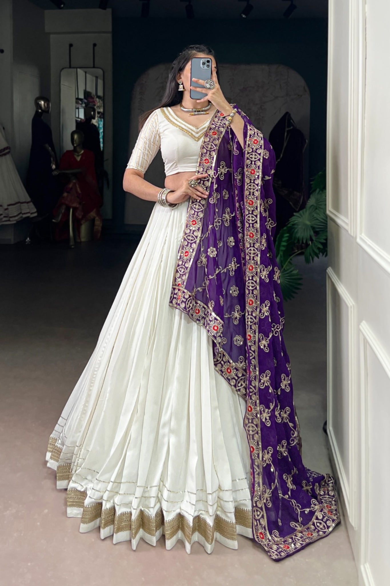 Pure Rayon Festive Designer Navratri Lehenga Choli