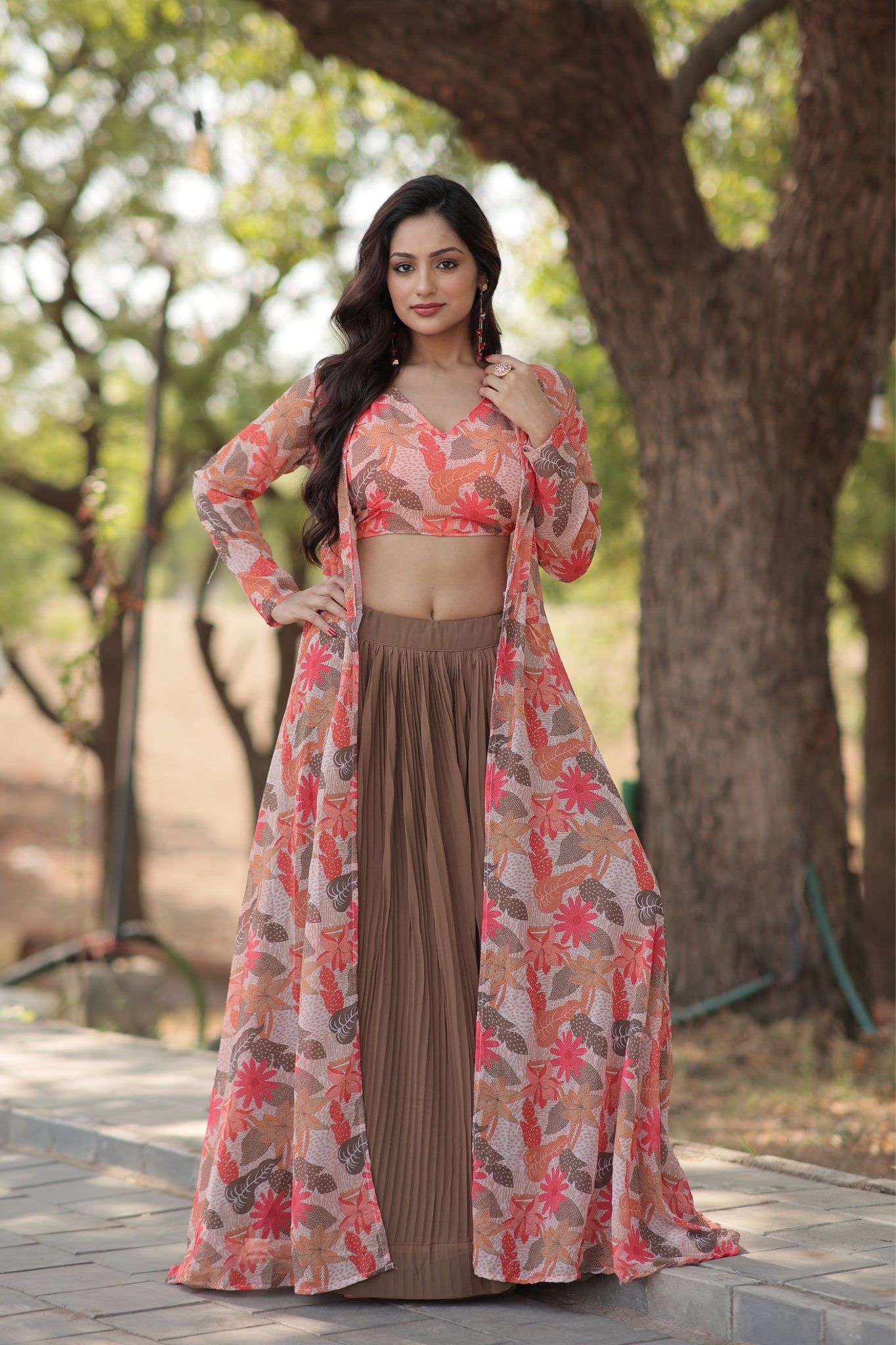 Beautiful Georgette Printed Lehenga Choli