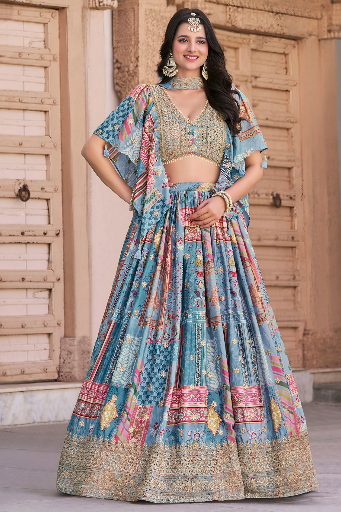 Ethereal Elegance Designer Wedding Lehenga Choli Set