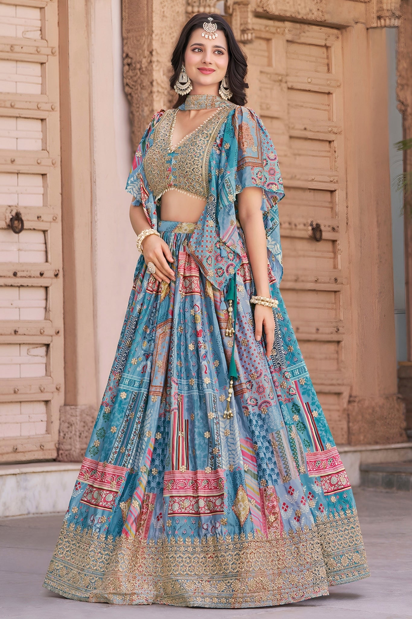 Ethereal Elegance Designer Wedding Lehenga Choli Set
