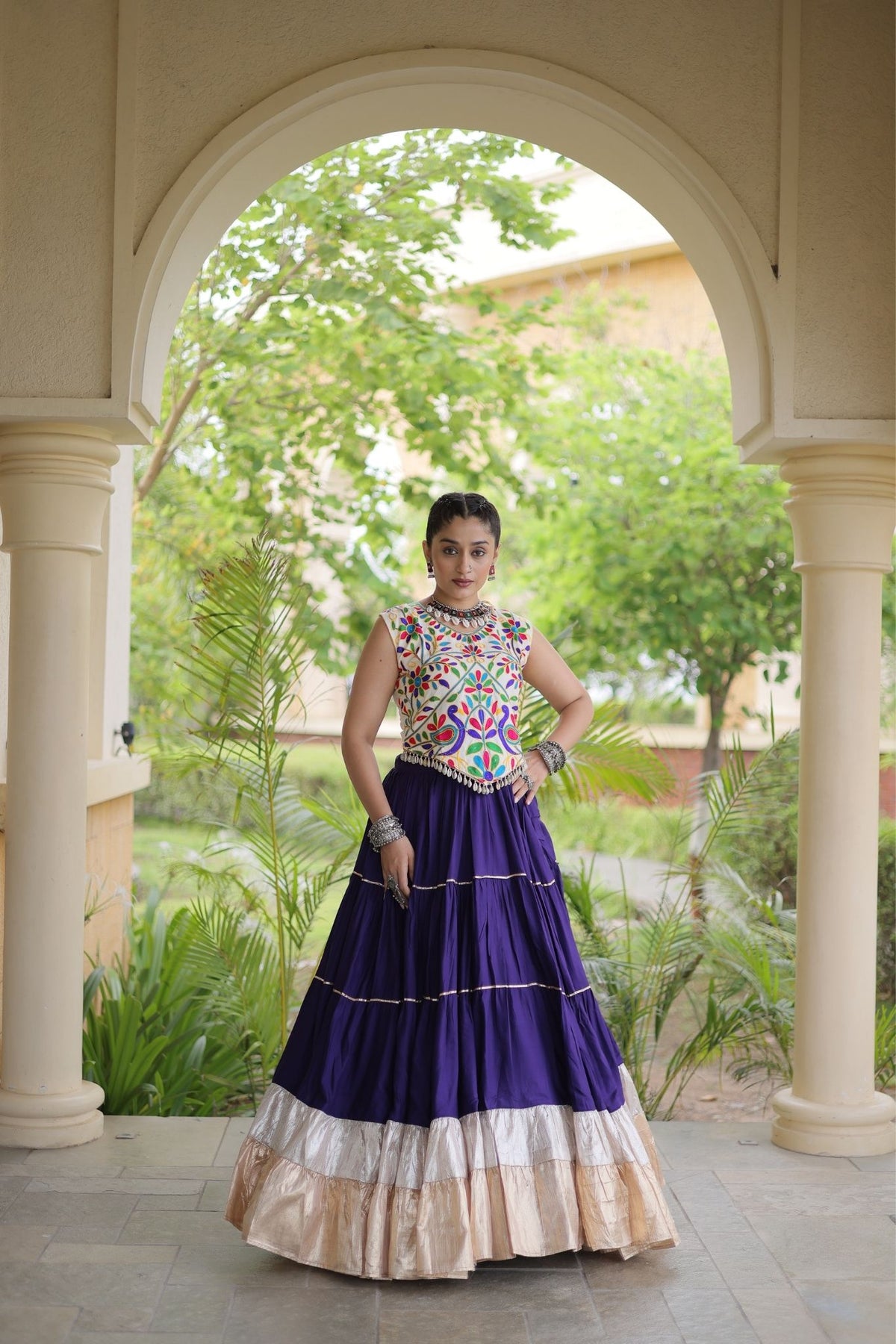 Raasrang Navratri Special Designer Rayon Lehenga Choli