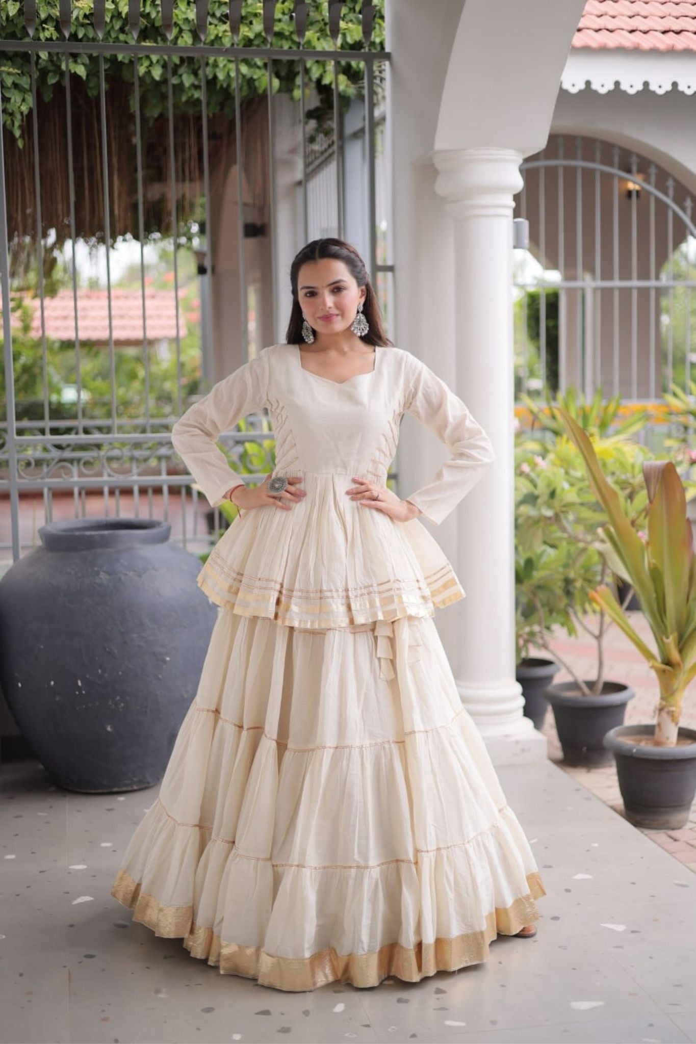 Raasrang Traditional Navratri Special Beautiful Cotton Lehenga Choli