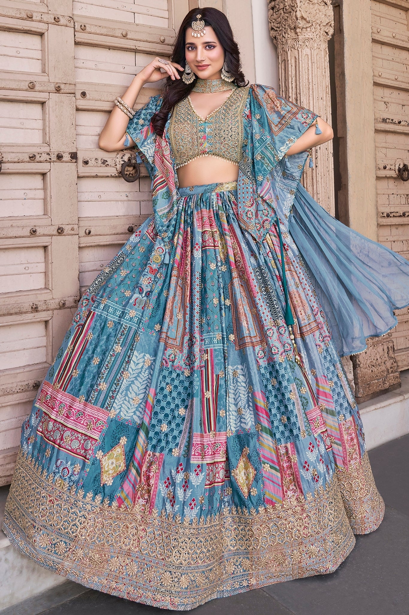 Ethereal Elegance Designer Wedding Lehenga Choli Set
