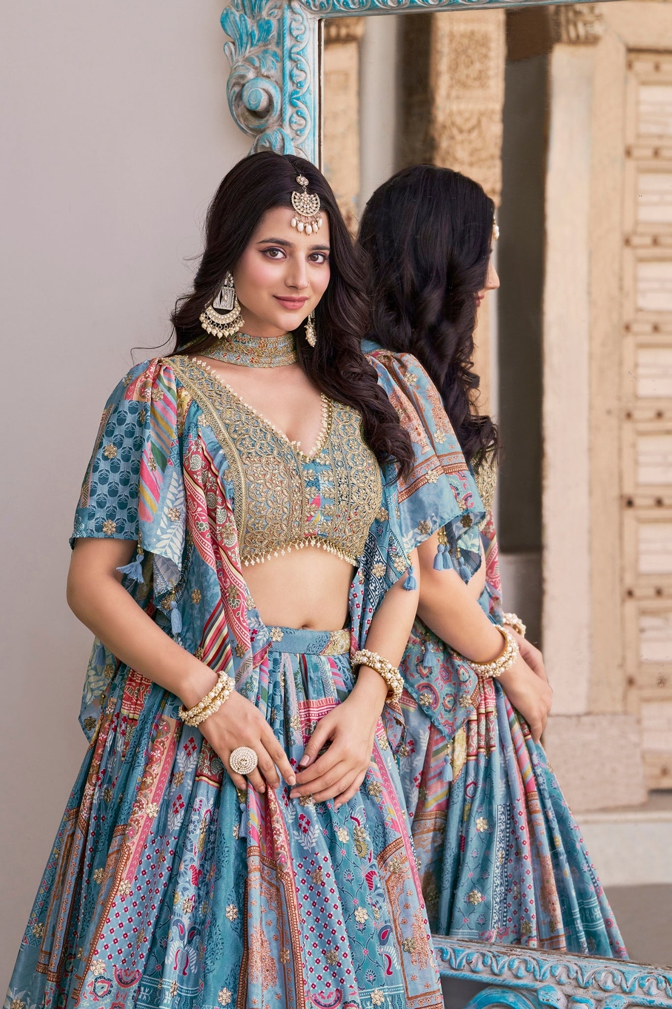 Ethereal Elegance Designer Wedding Lehenga Choli Set