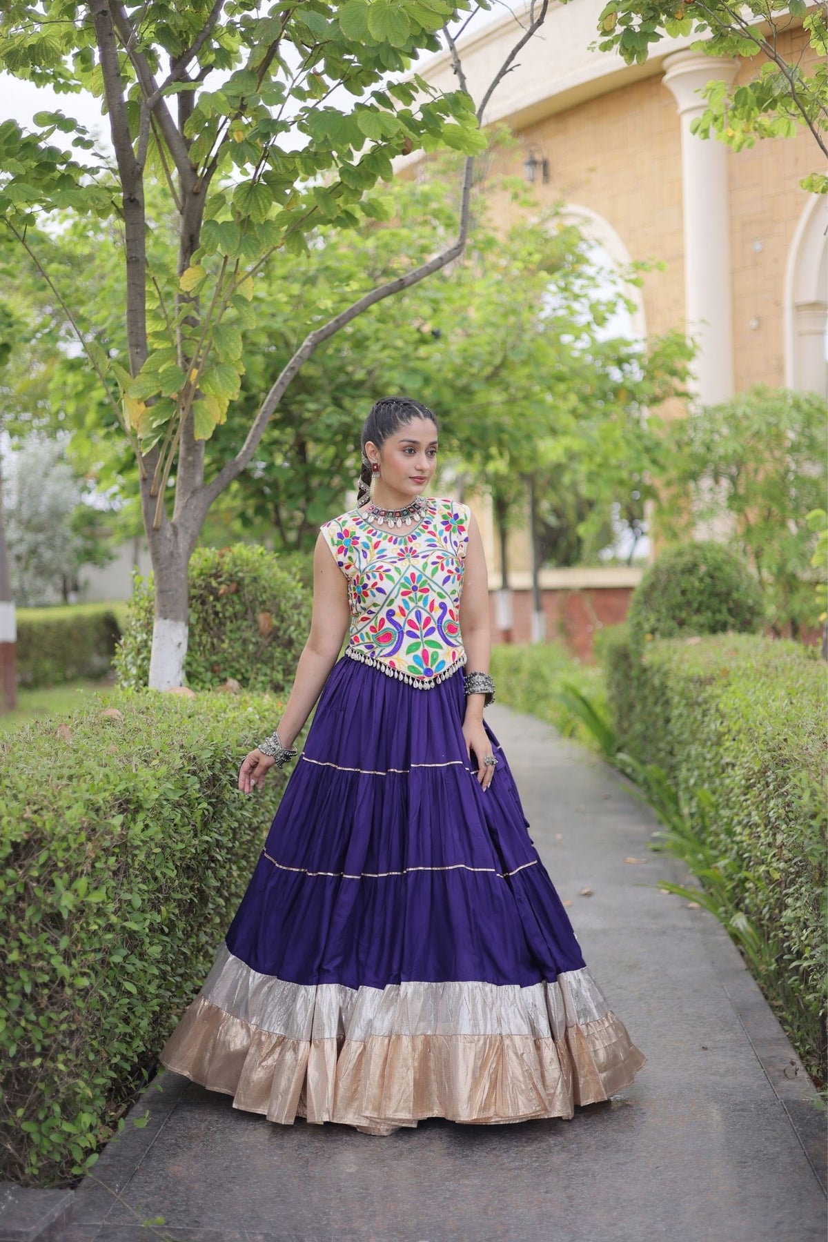 Raasrang Navratri Special Designer Rayon Lehenga Choli