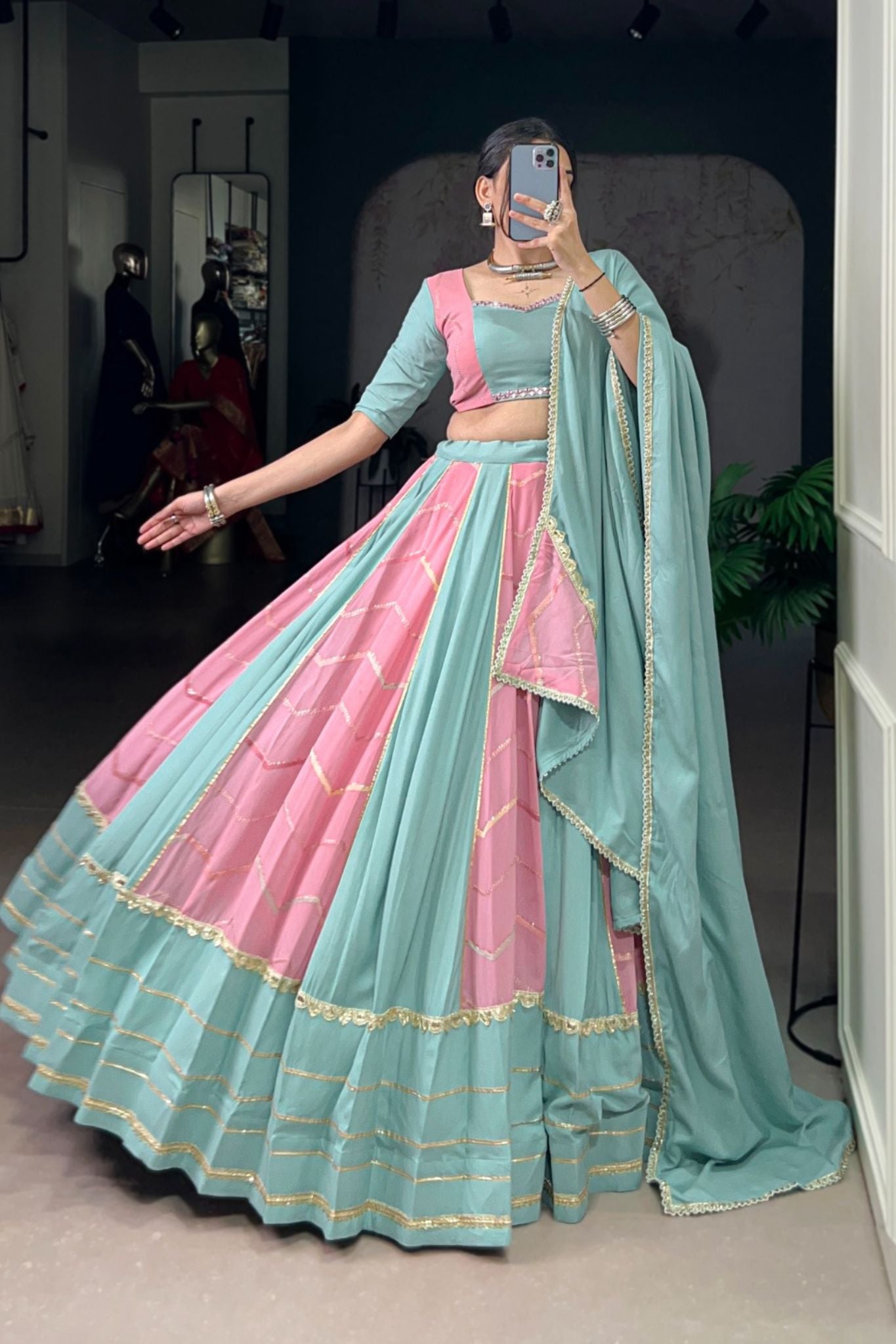 Festive Elegance Beautiful Designer Classic Navratri Lehenga Choli