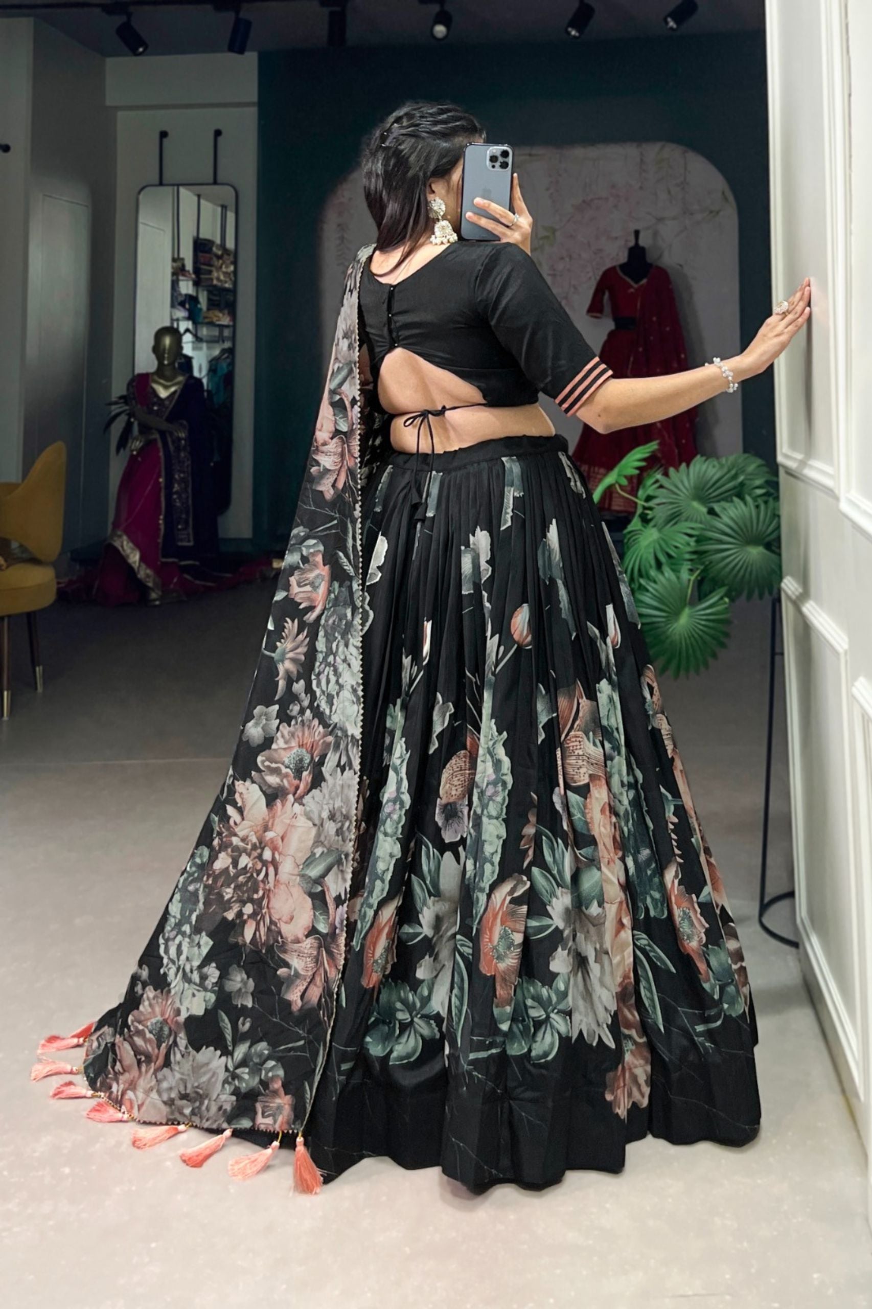 Floral Printed Flower Designer Lehenga Choli