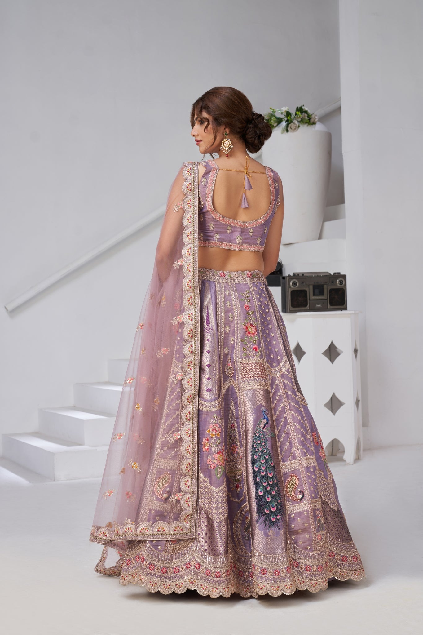 Royal Radiance Raw Silk Bridal Lehenga Choli