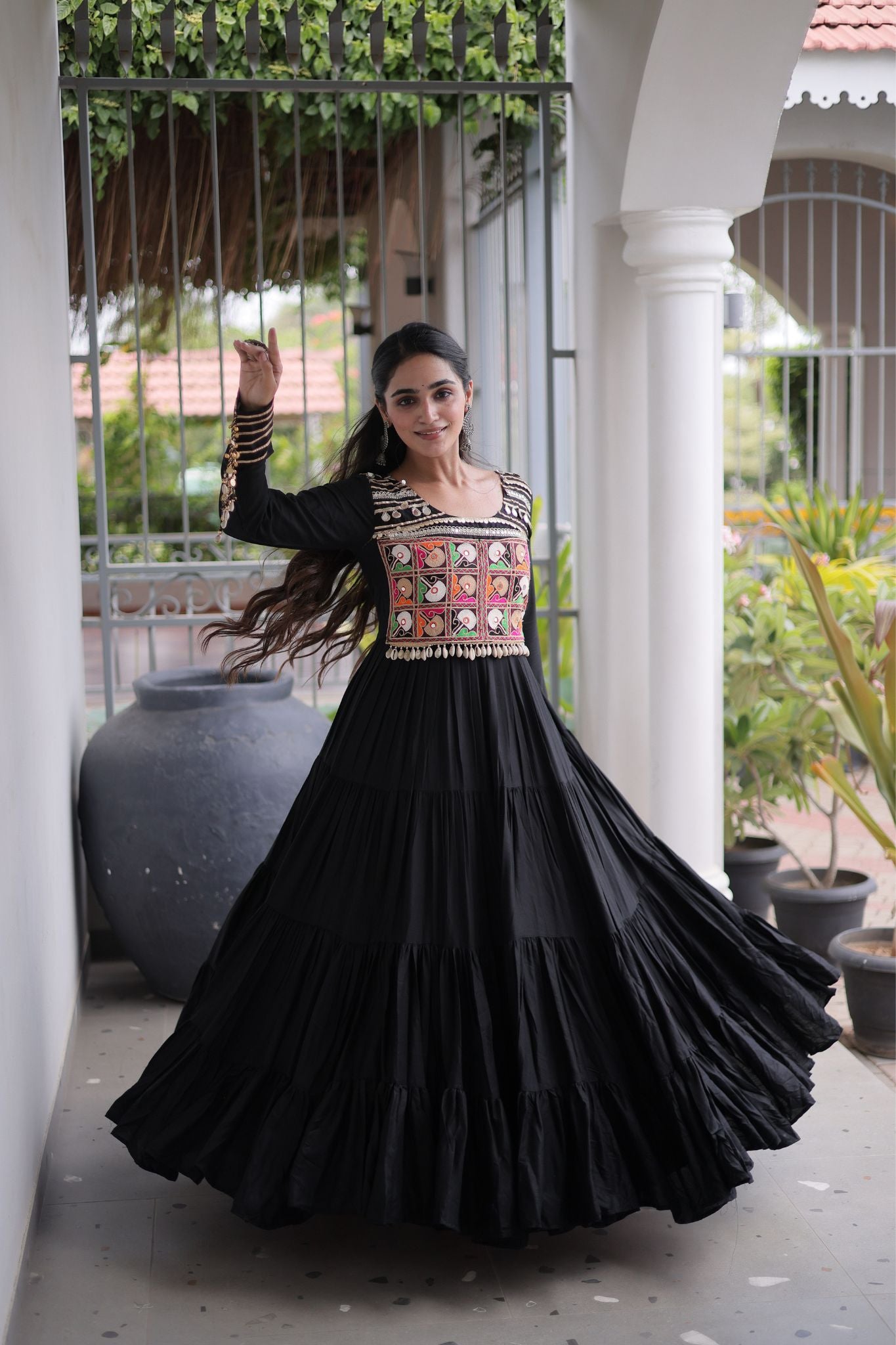 Raasrang Navratri Special Designer Gown for Women