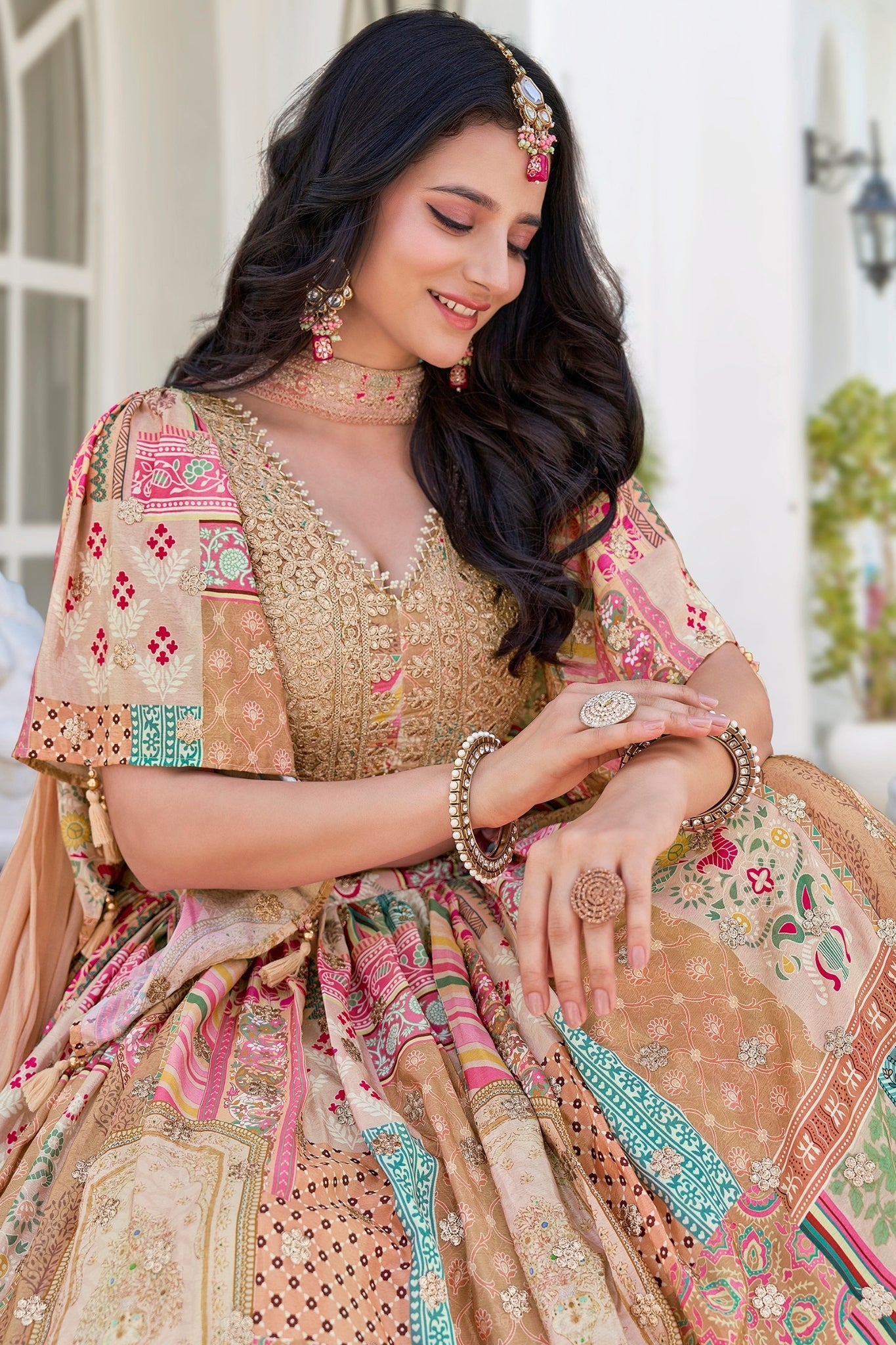 Ethereal Elegance Designer Wedding Lehenga Choli Set