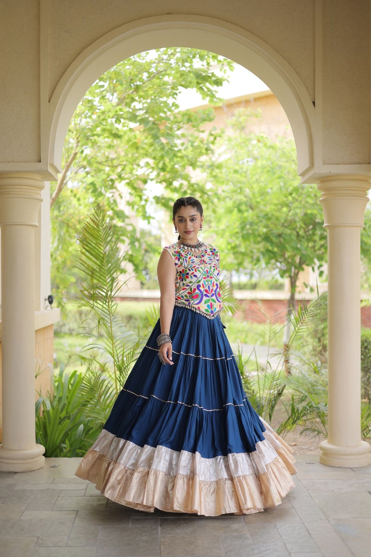 Raasrang Navratri Special Designer Rayon Lehenga Choli