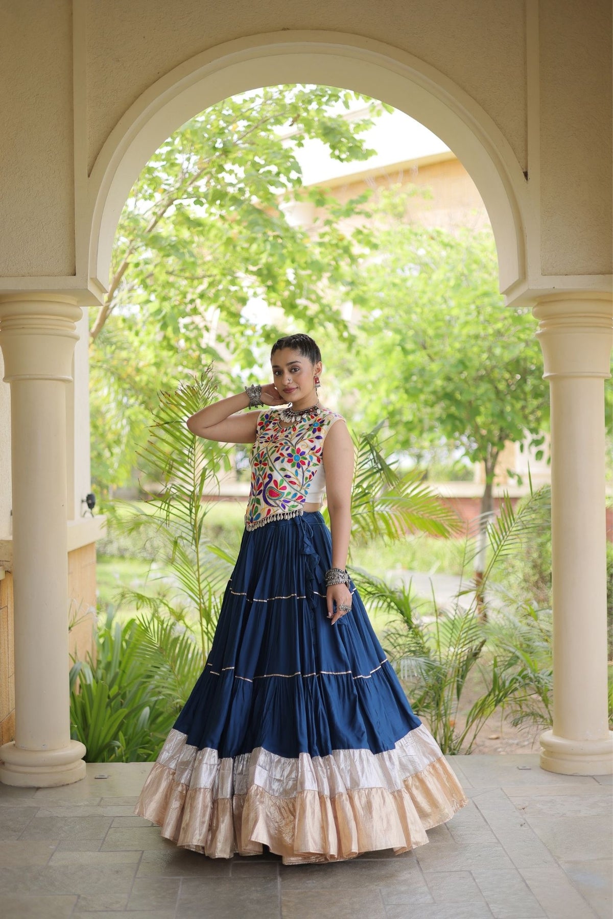 Raasrang Navratri Special Designer Rayon Lehenga Choli