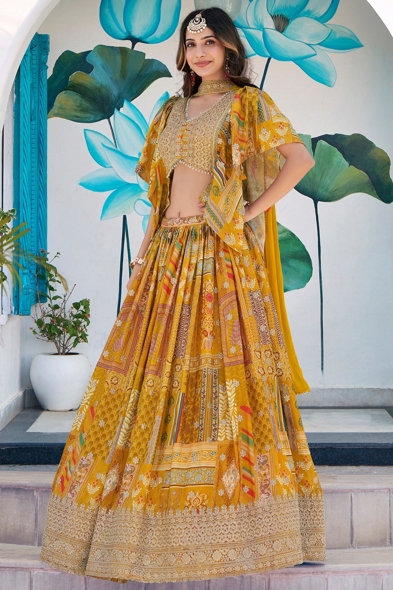 Ethereal Elegance Designer Wedding Lehenga Choli Set