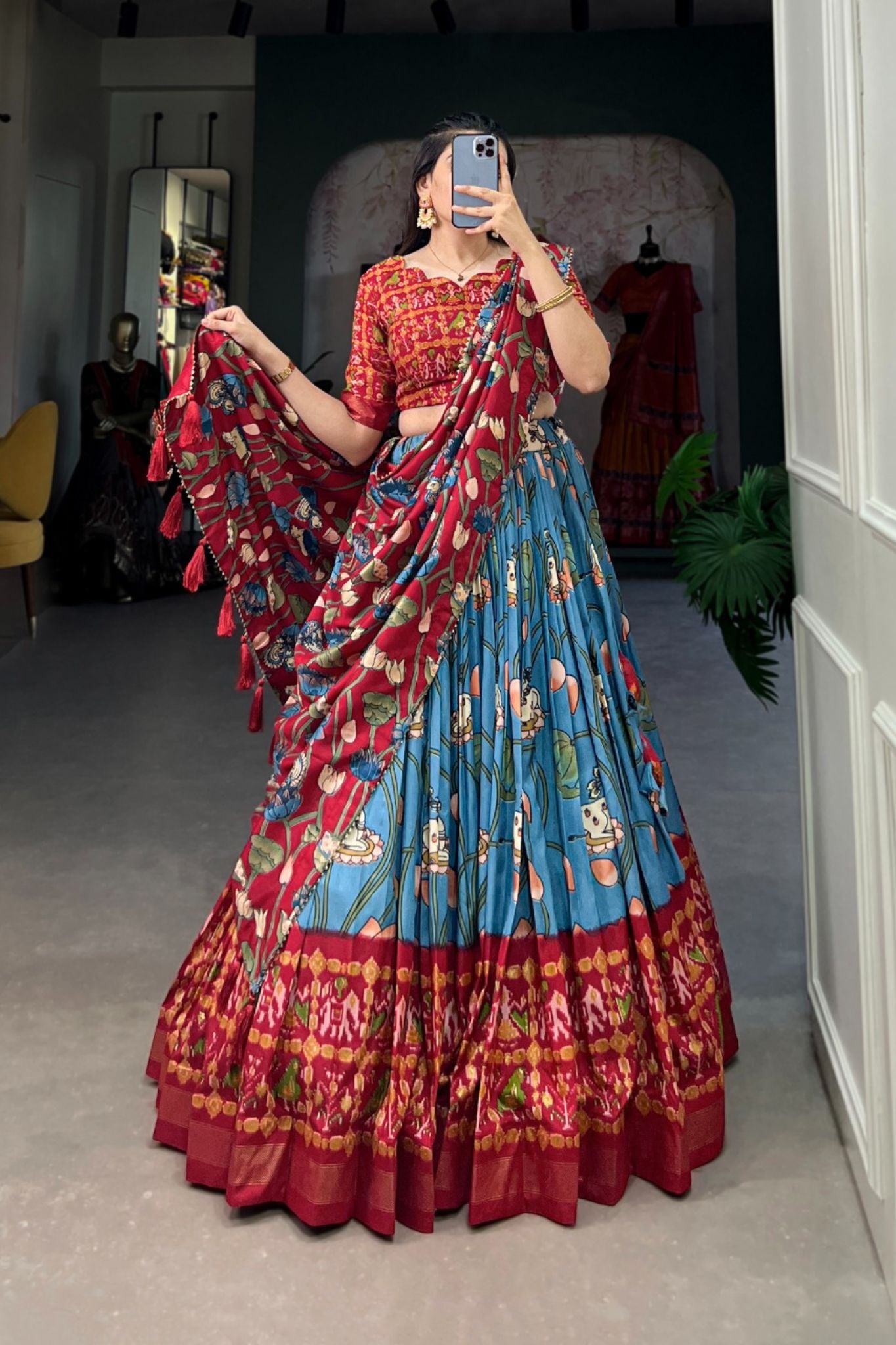 Patola Printed Silk Elegance Lehenga Choli