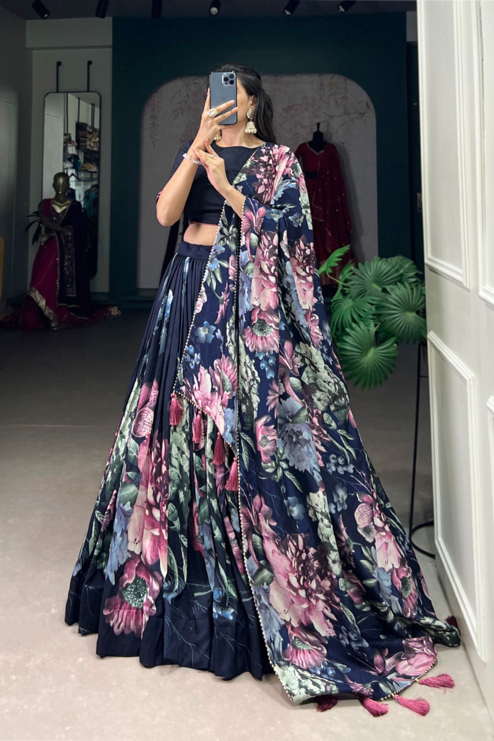 Floral Printed Flower Designer Lehenga Choli