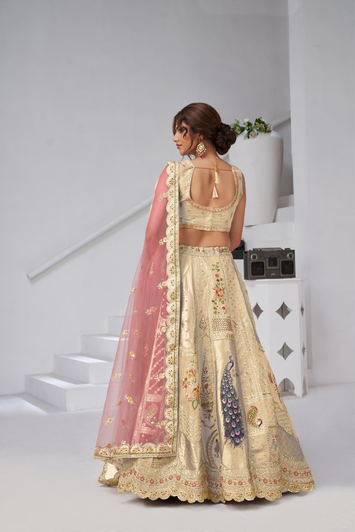 Royal Radiance Raw Silk Bridal Lehenga Choli
