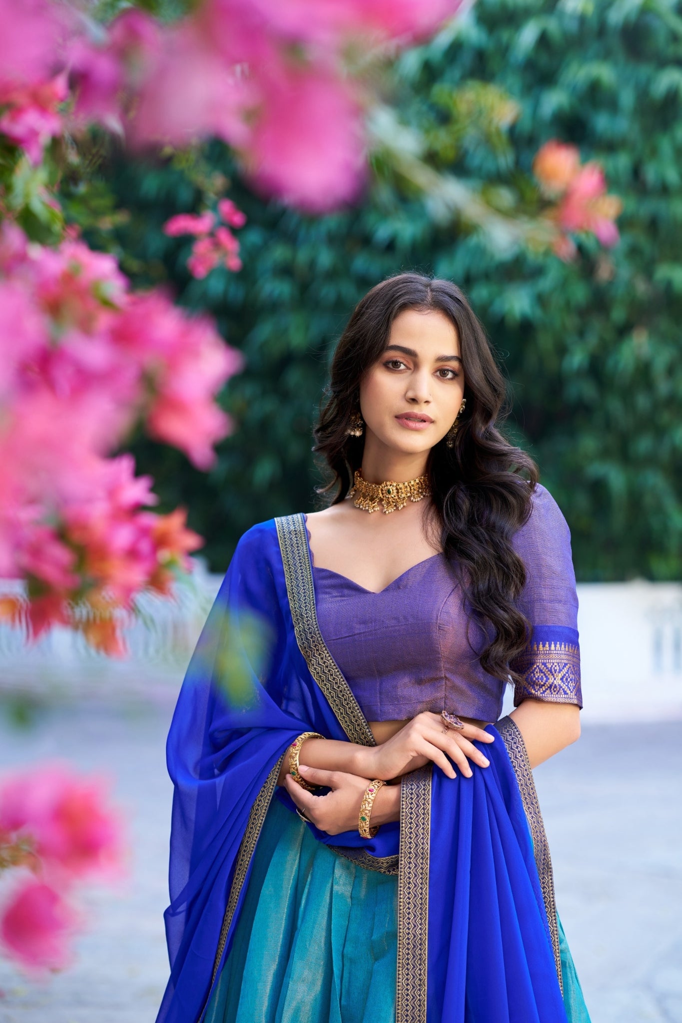 Kanchipuram Silk Lehenga Choli