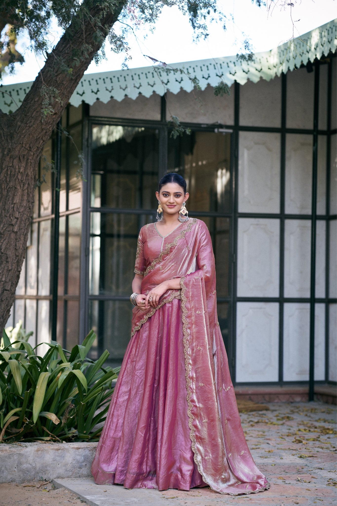 Stunning Wedding Designer Sequins Tread Embroidered Work Festive Lehenga Choli
