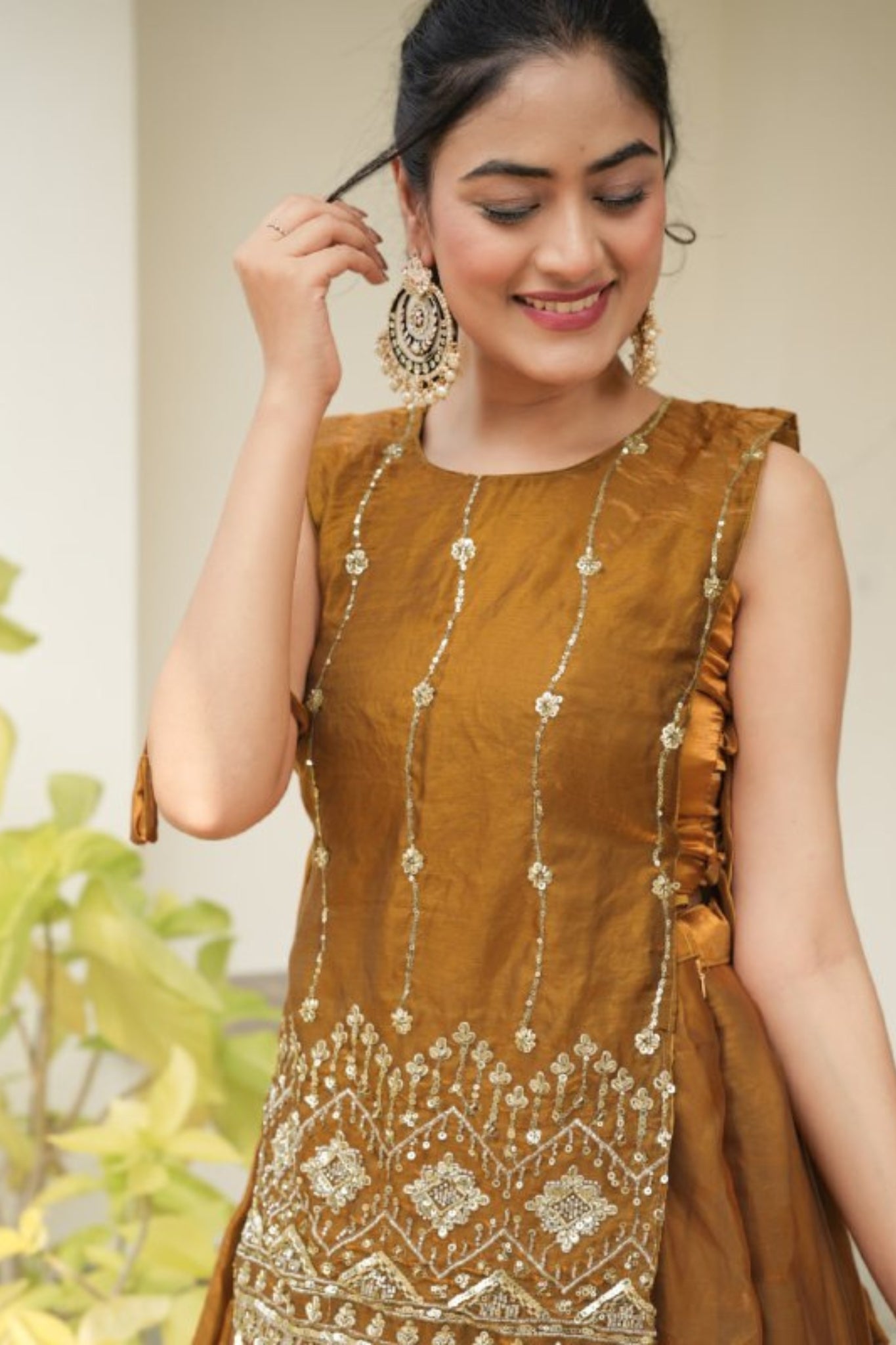 Luxury Fancy Koti Style Lehenga Choli With Heavy Beads Embroidery For Wedding And Festive Wear