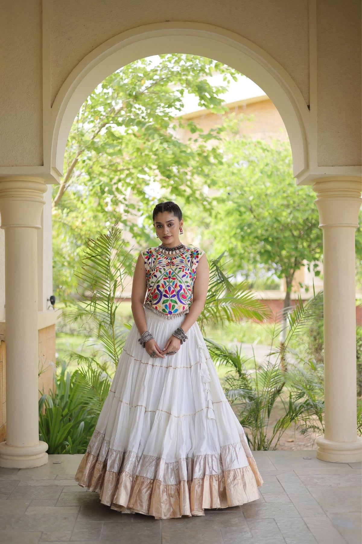Raasrang Navratri Special Designer Rayon Lehenga Choli
