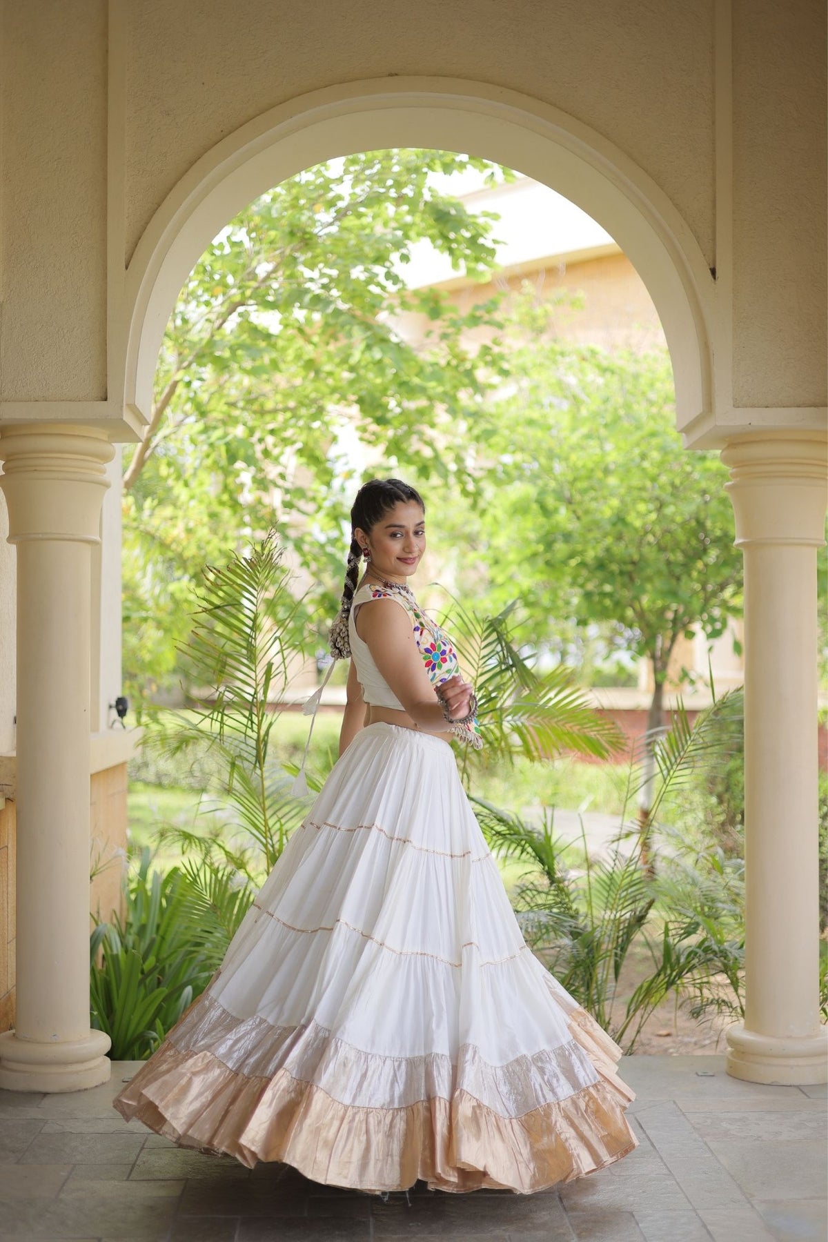Raasrang Navratri Special Designer Rayon Lehenga Choli