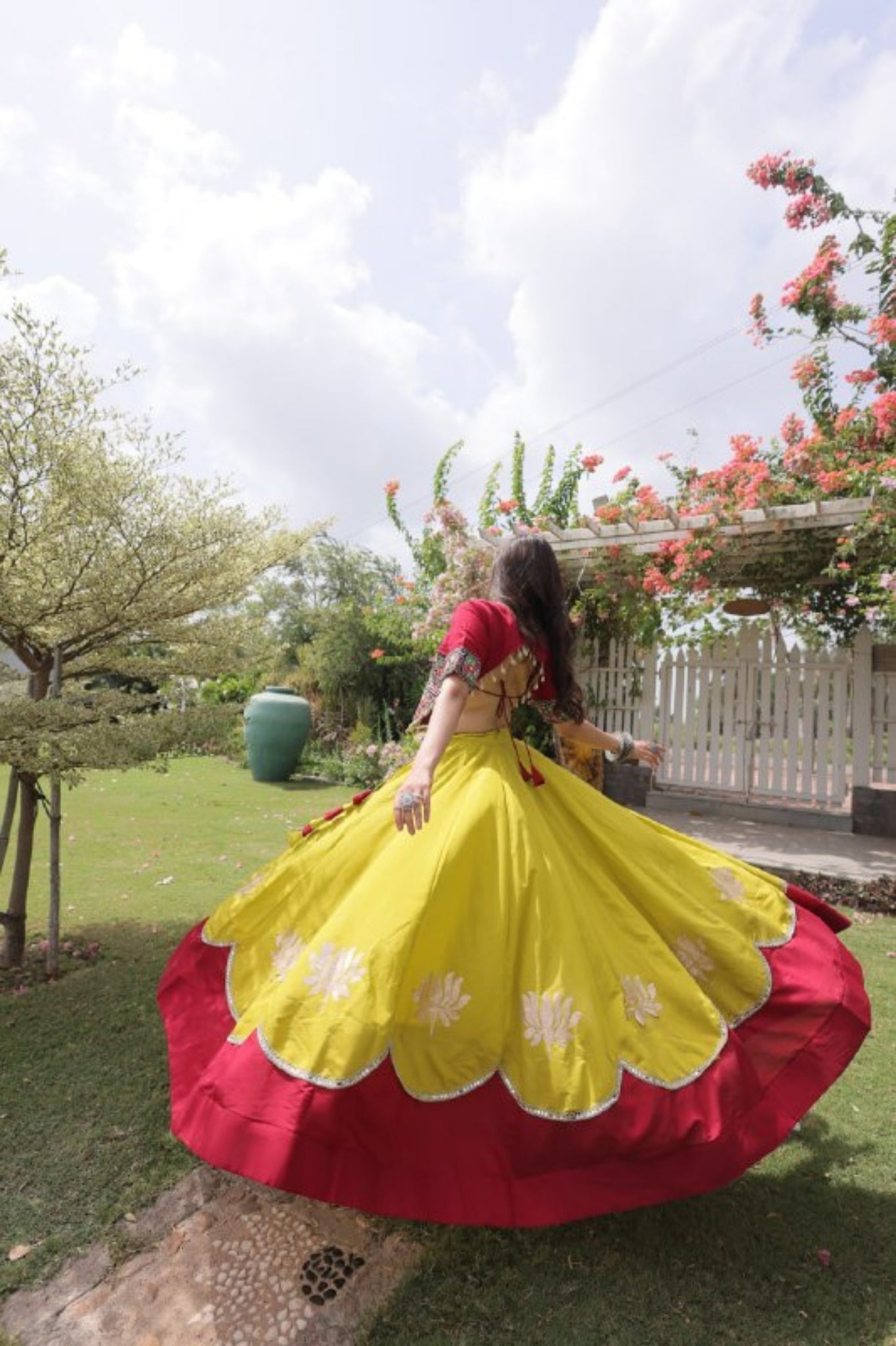 Raasrang Traditional Kutchi Work Lehenga Choli For Navratri