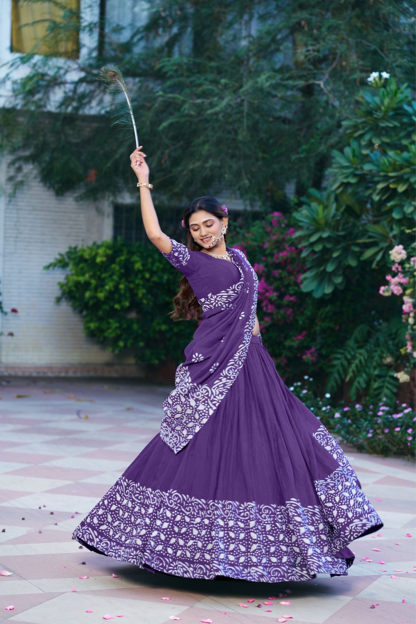 Festival Special Navratri And Janmashtami Gopi Dress For Women