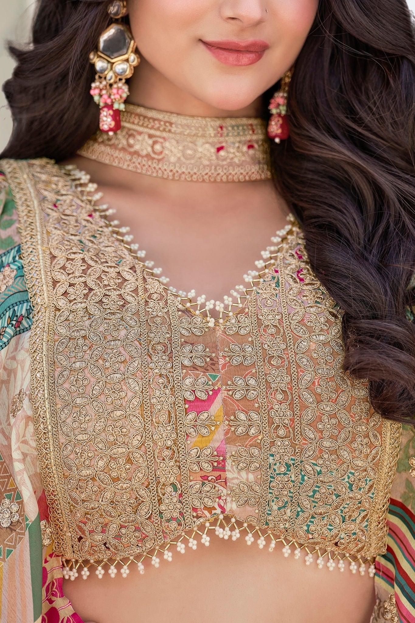 Ethereal Elegance Designer Wedding Lehenga Choli Set