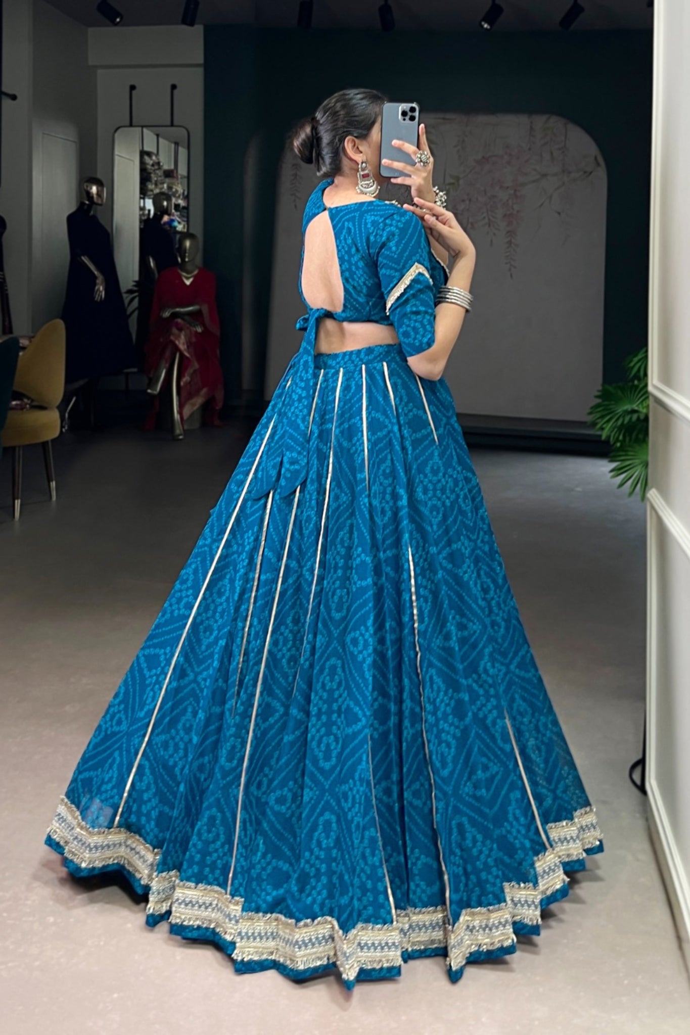 Navratri Special Trending Bandhej Lehenga Choli