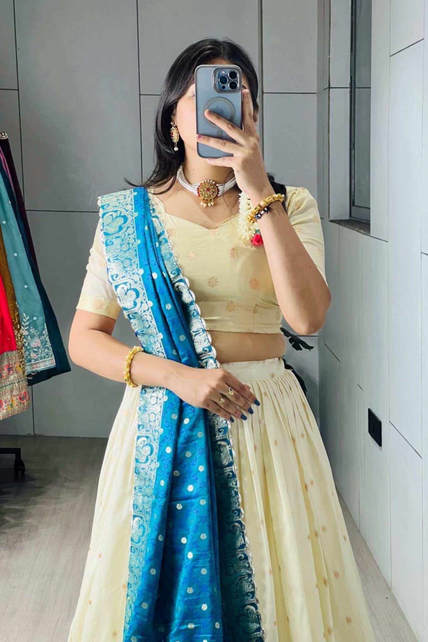 Royal Classical Paithani Silk Lehenga Choli With Iconic Zari Dupatta For Wedding And Festive Wear