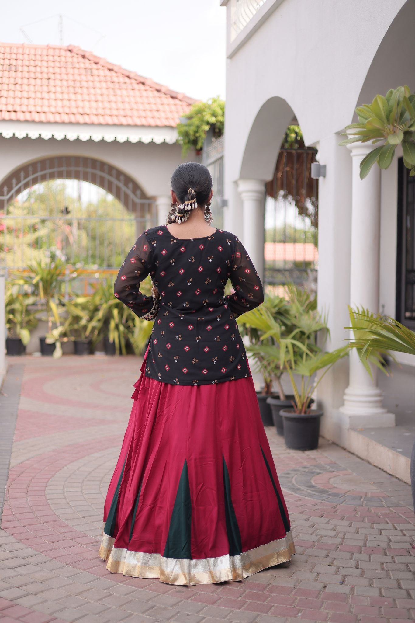 Raasrang Special Navratri Designer Lehenga Choli With Bandhani Printed Jacket For Women