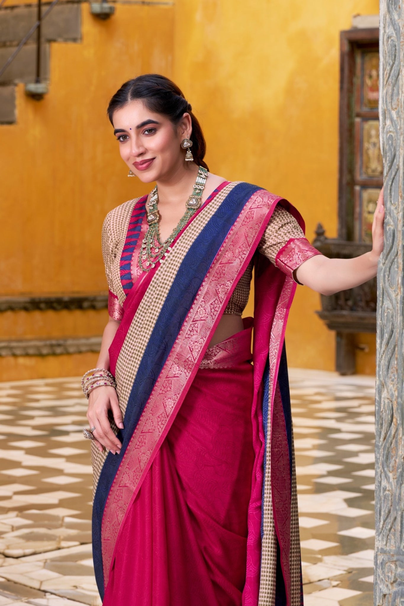 Royal Zari Cotton Saree Explore Acriine Ethnic Collection