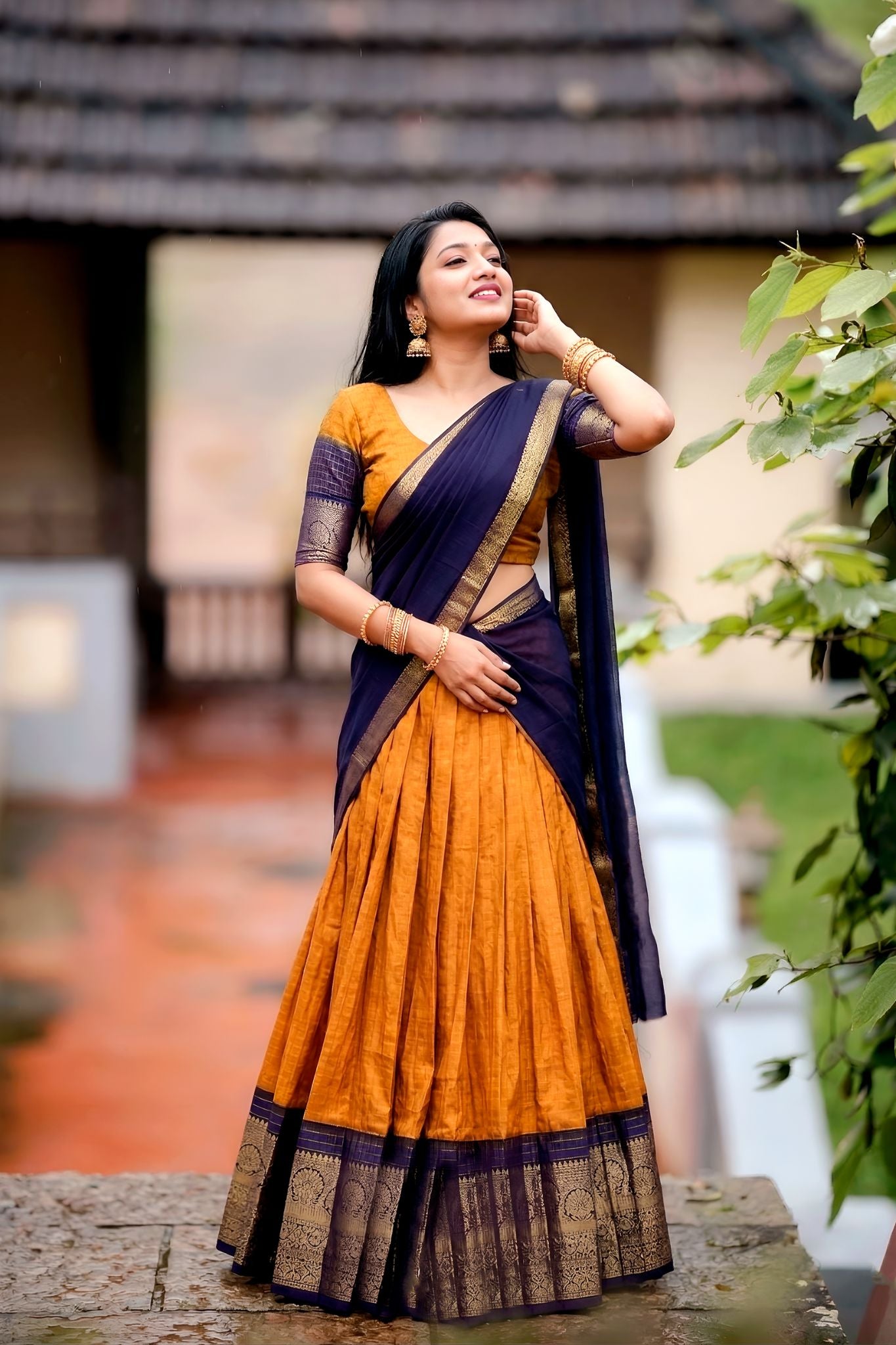Premium Zari Weaving Work Lehenga Choli