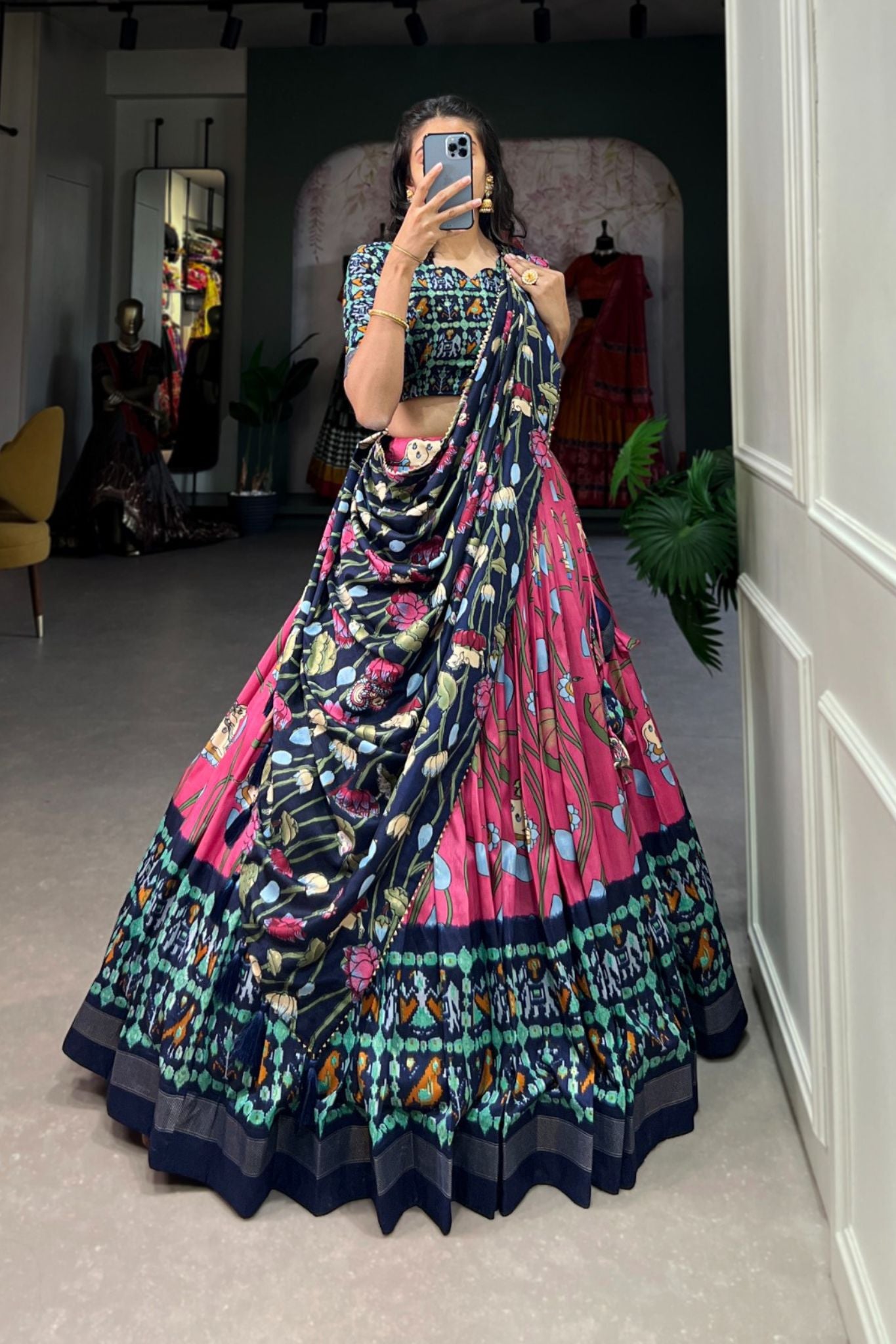 Patola Printed Silk Elegance Lehenga Choli