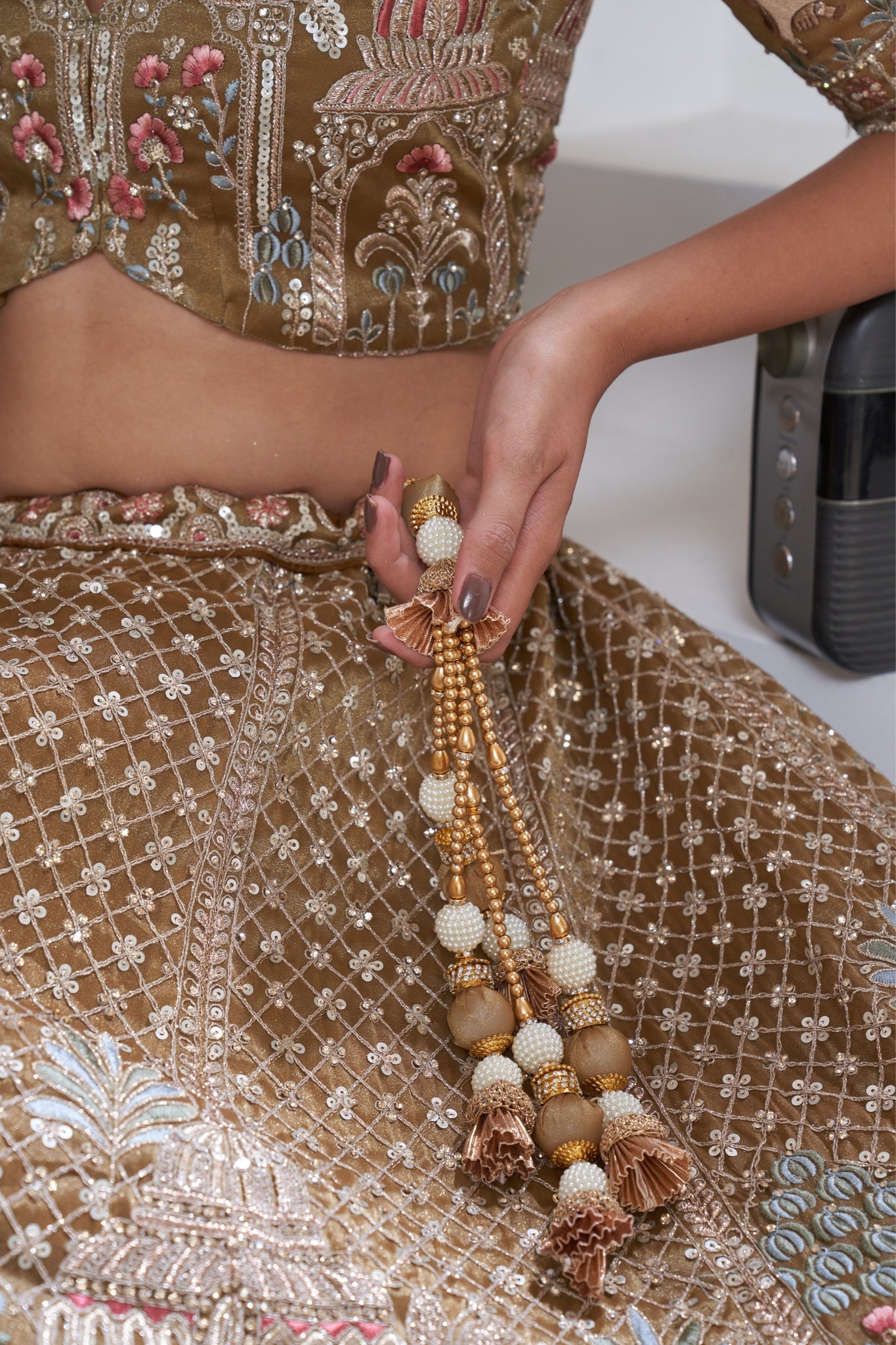 Divine Grandeur Royal Raw Silk Bridal Lehenga