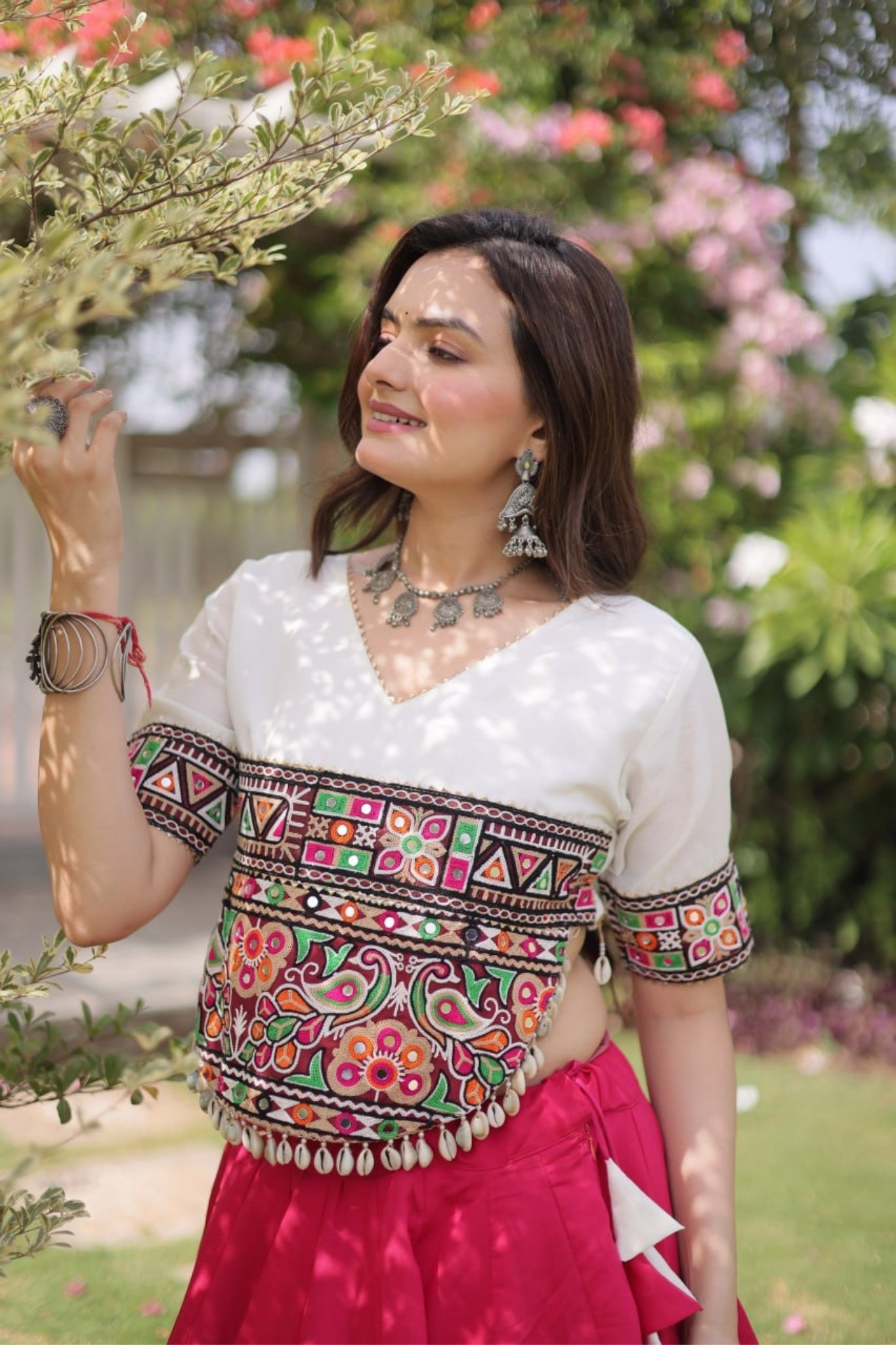Raasrang Traditional Kutchi Work Lehenga Choli For Navratri