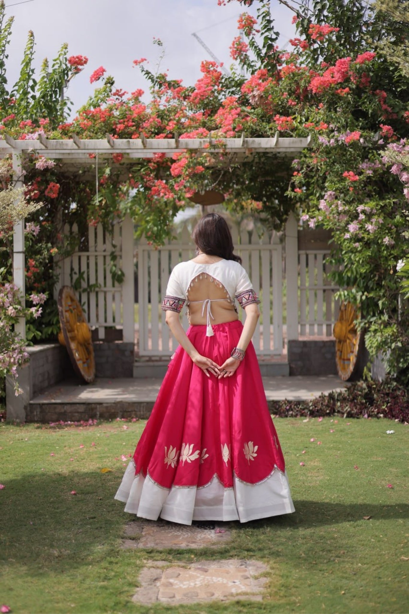 Raasrang Traditional Kutchi Work Lehenga Choli For Navratri