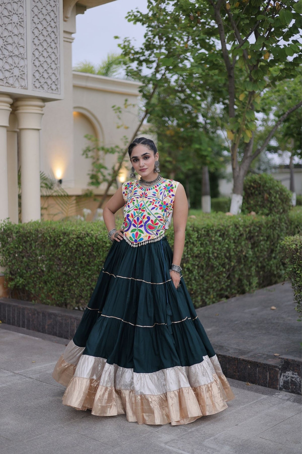 Raasrang Navratri Special Designer Rayon Lehenga Choli