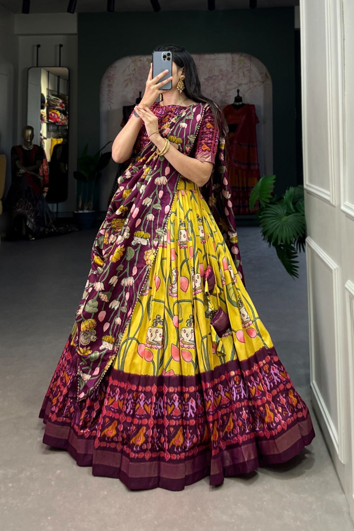 Patola Printed Silk Elegance Lehenga Choli