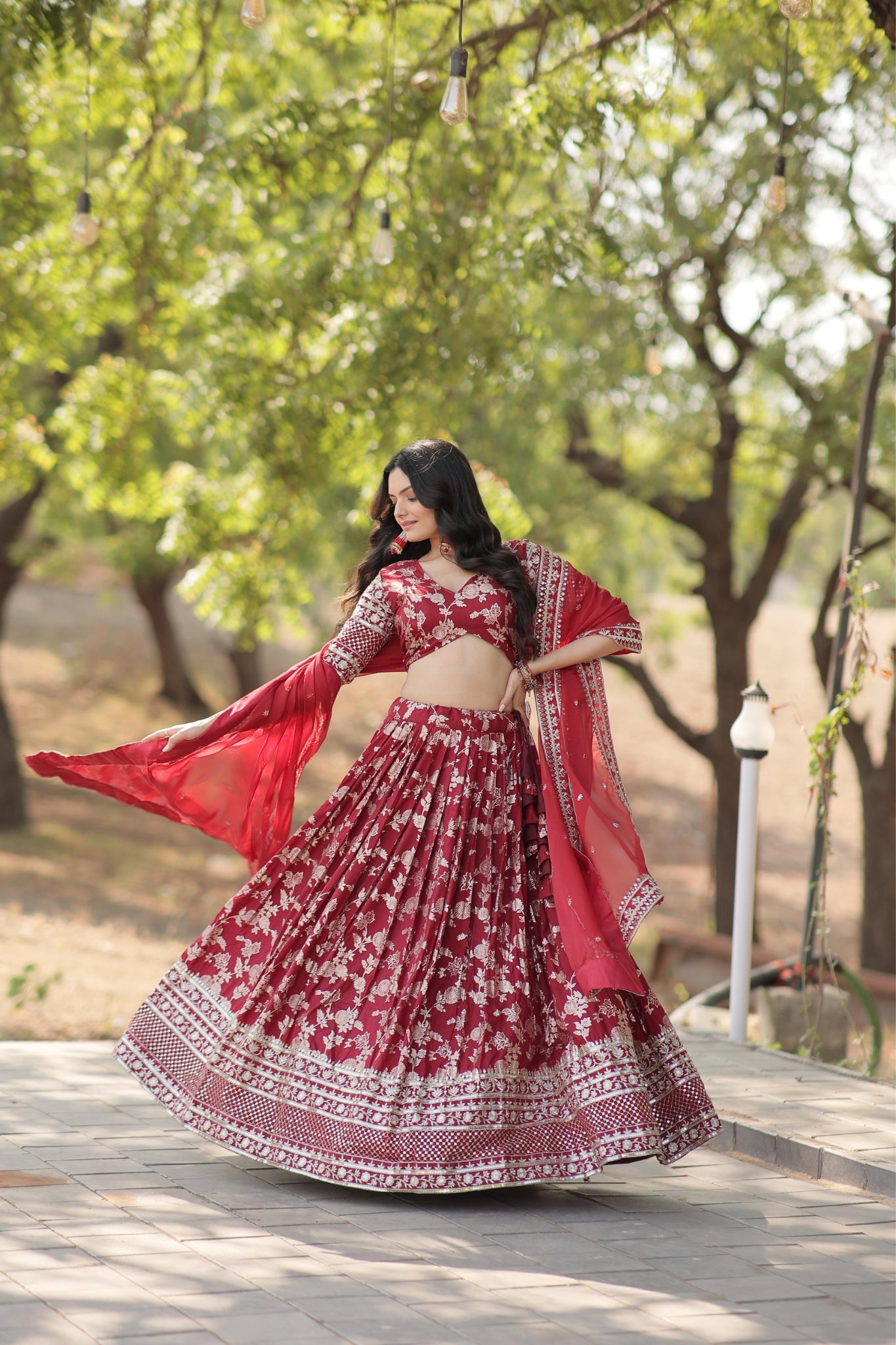 Elevate Your Style with a Designer Jacquard Lehenga Choli