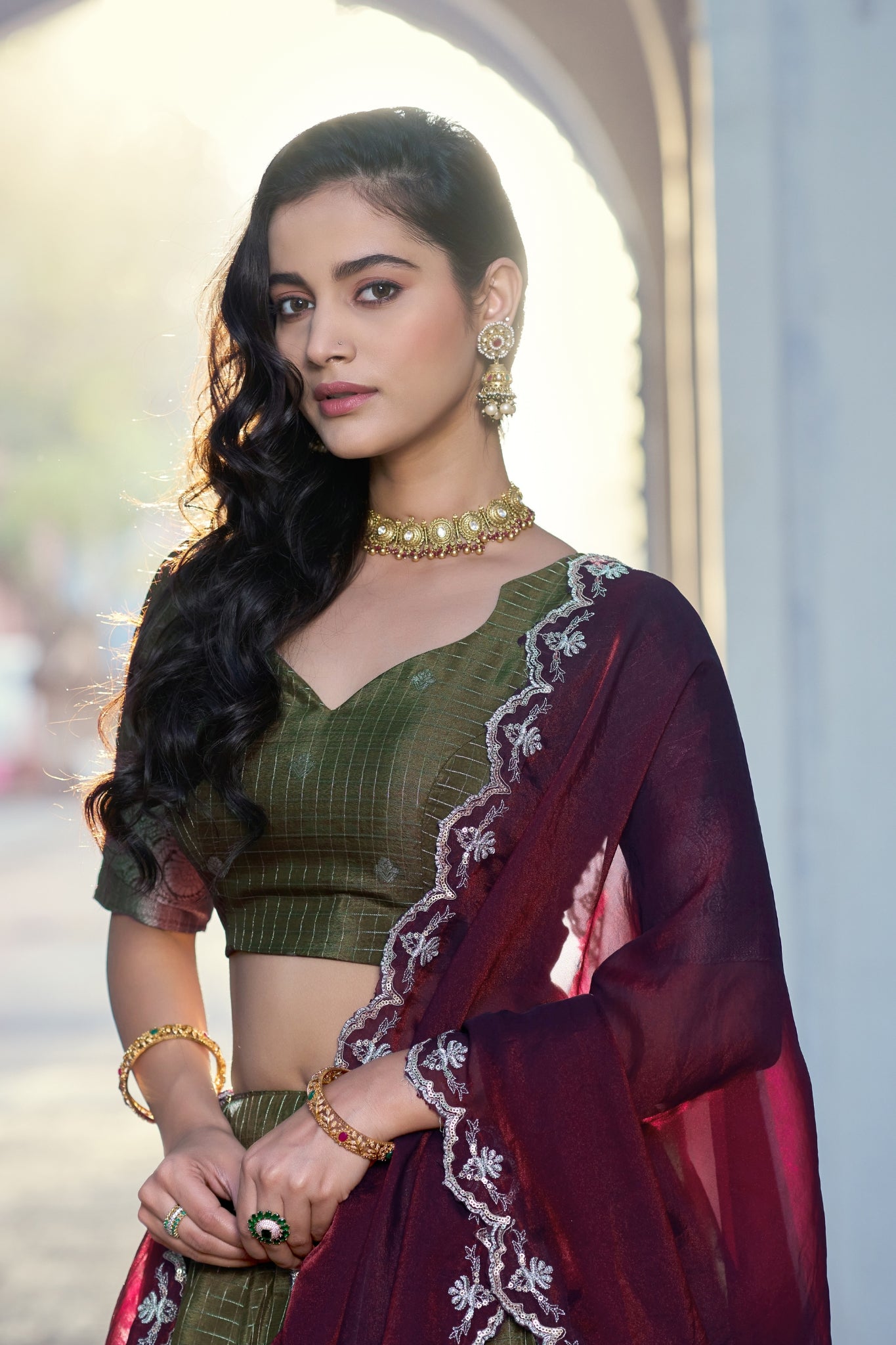 Onam Special Designer Lehenga Choli With Elegant Dupatta