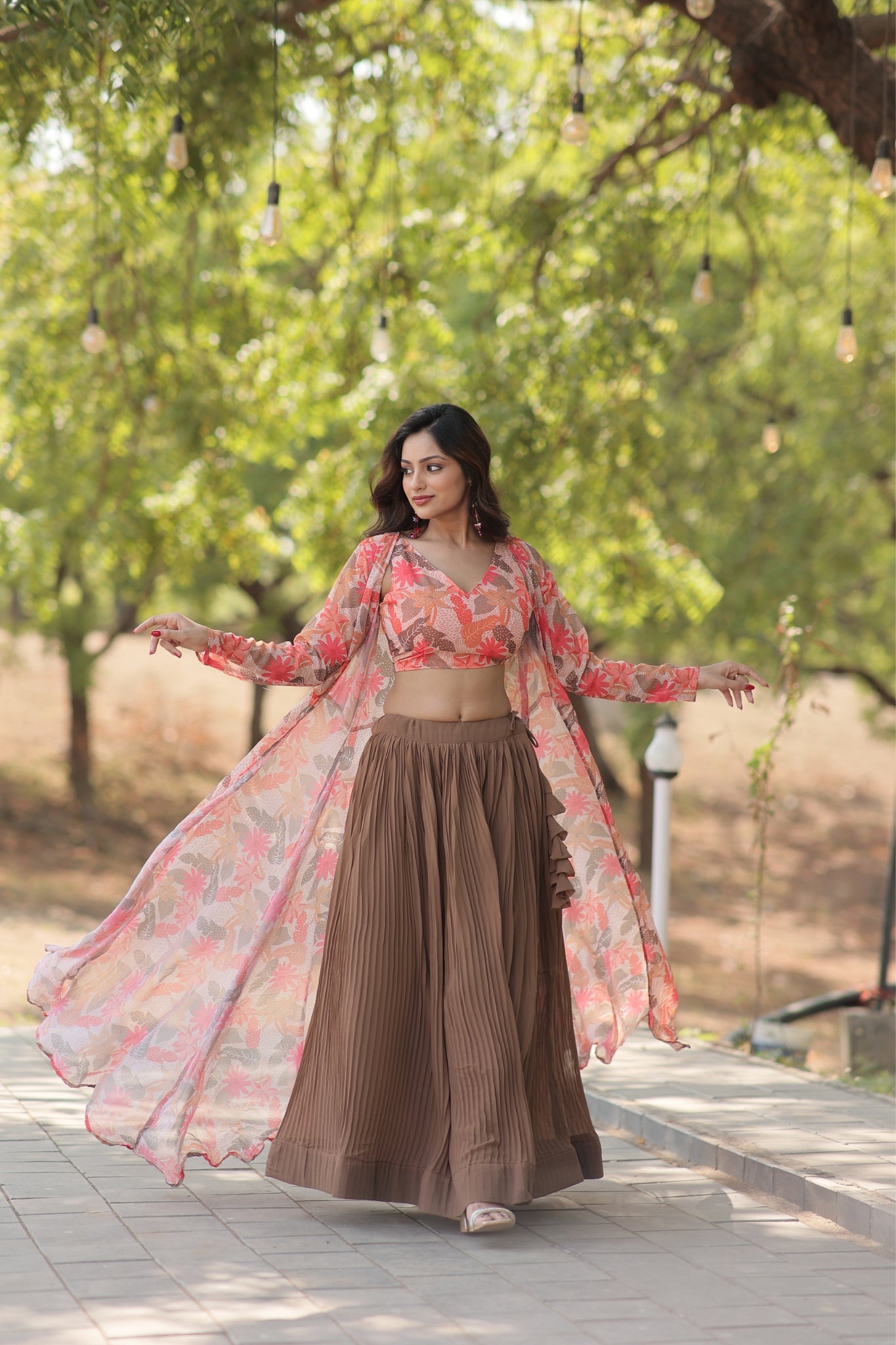 Beautiful Georgette Printed Lehenga Choli