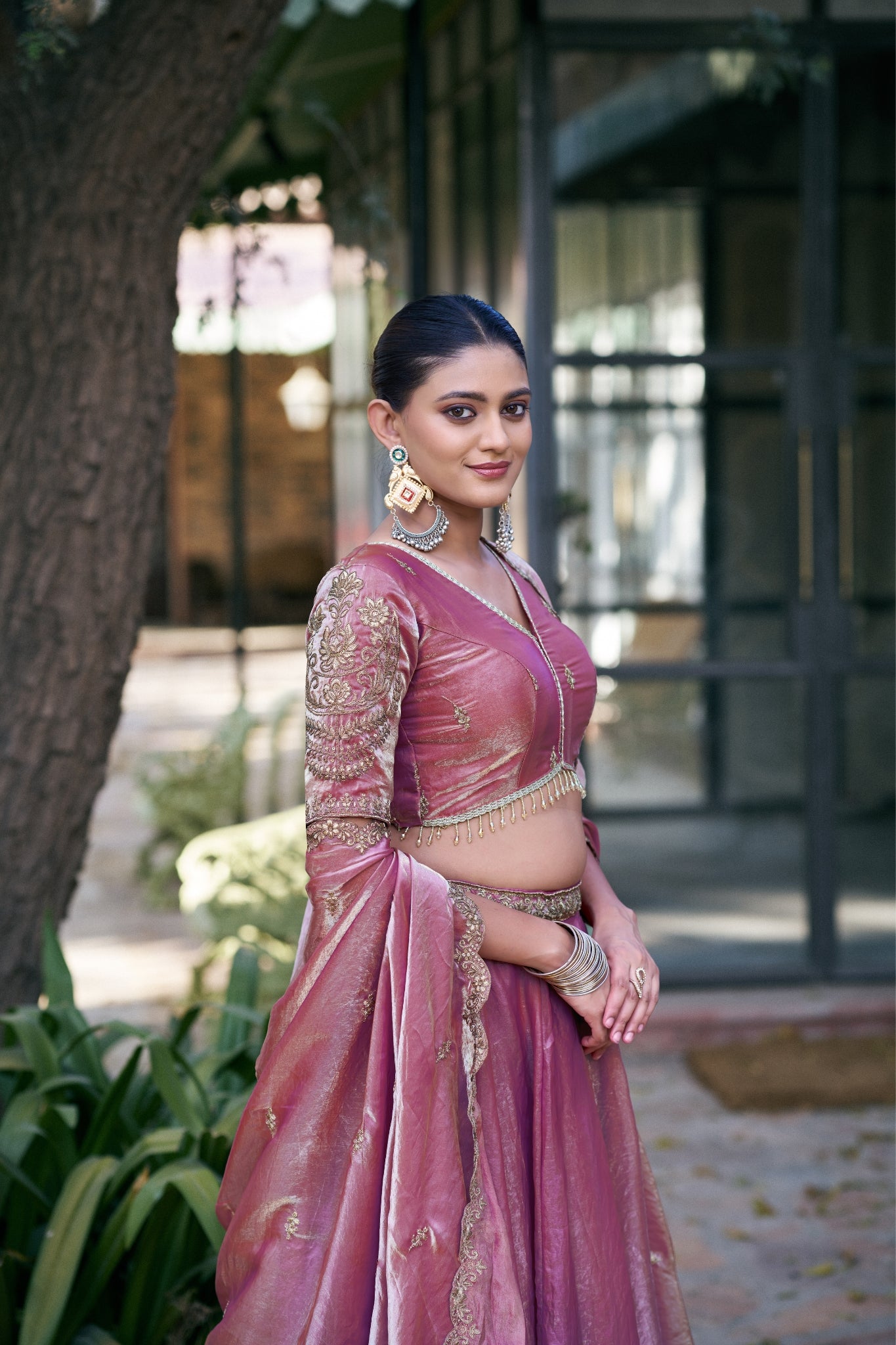 Stunning Wedding Designer Sequins Tread Embroidered Work Festive Lehenga Choli
