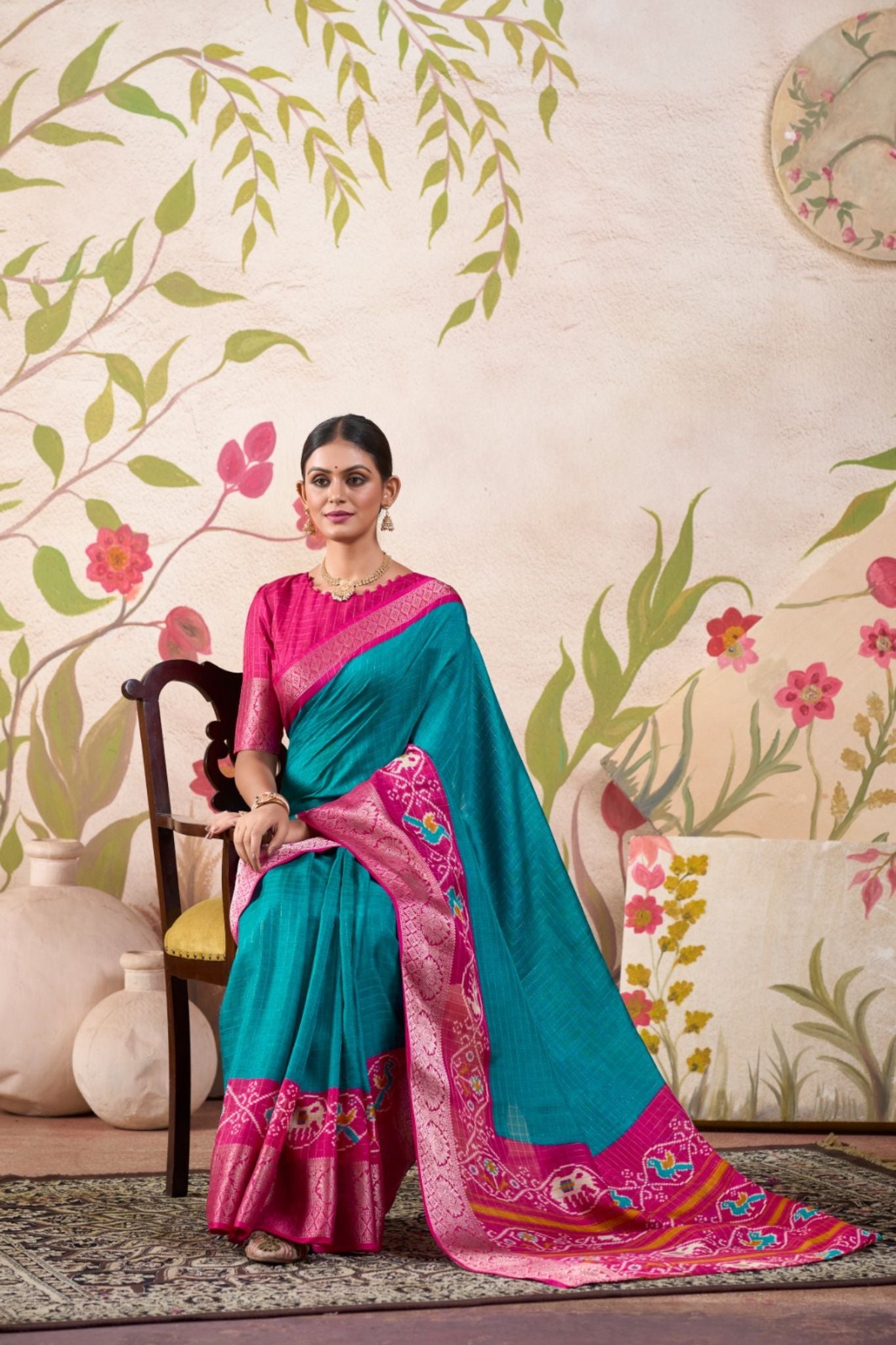 Patola Printed Weaving Work Saree